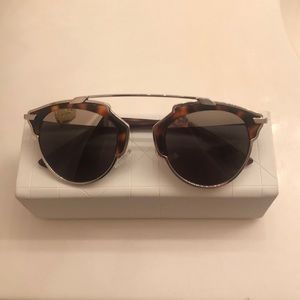 Dior So Real Silver Mirrored Sunglasses